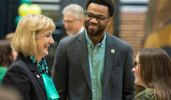 Welcome reception for 
President Cheryl B. Schrader