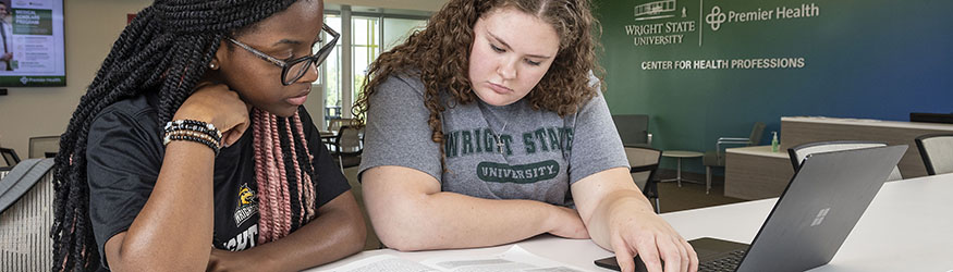 photo of students in the center for health professions