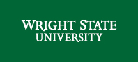 Wright State 2-line wordmark white