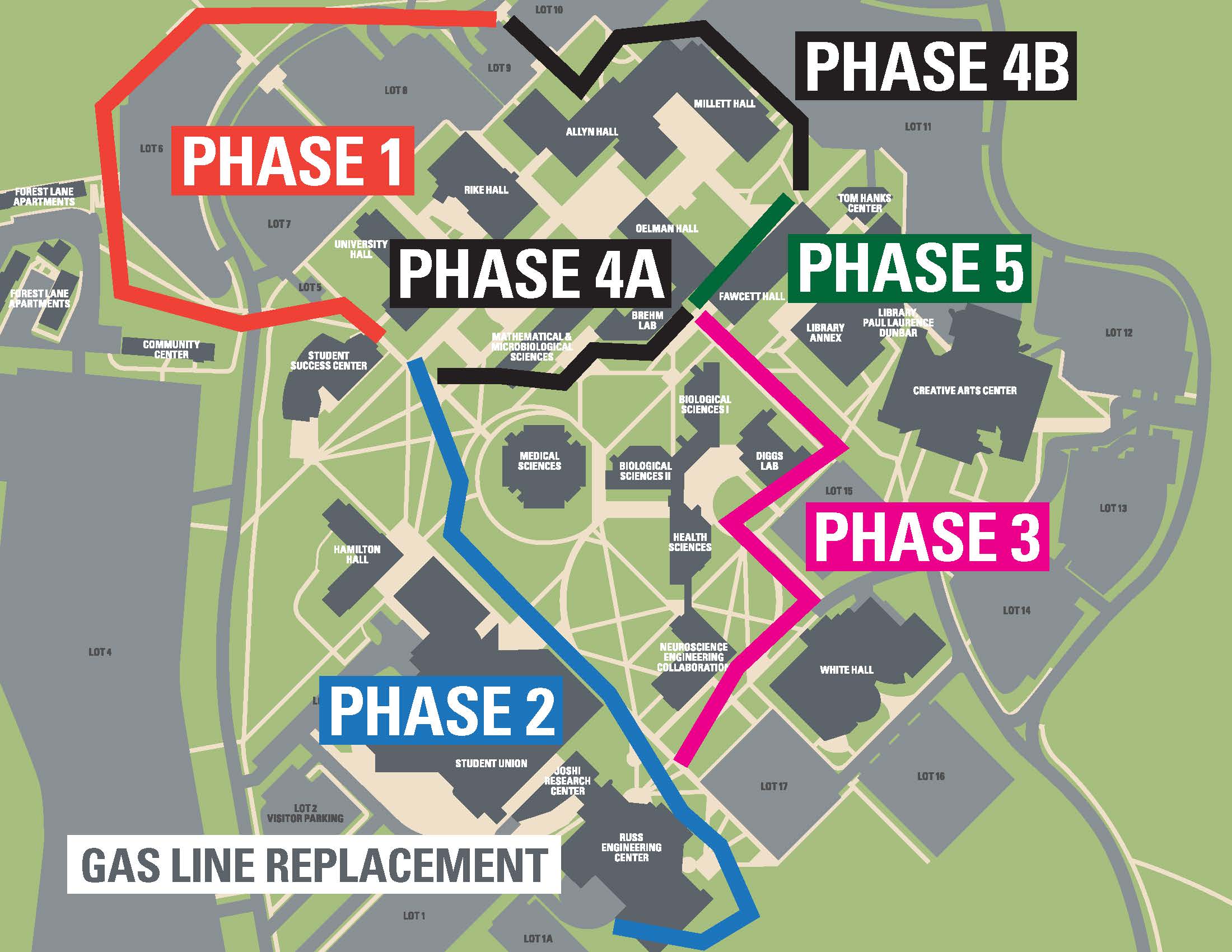 Gas Line Replacement Map