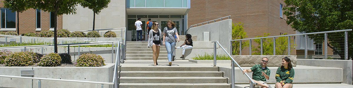 photo of students at the student success center