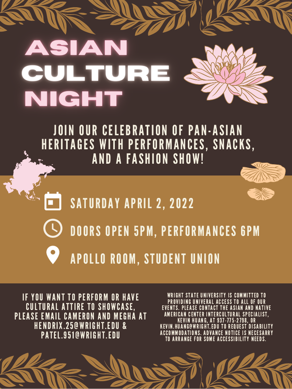 Asian Culture Night | Wright State University