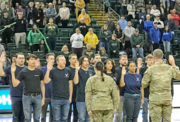 Air Force recruits at Stars & Stripes game