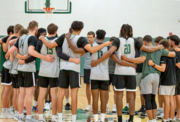 Sargent talks to the team